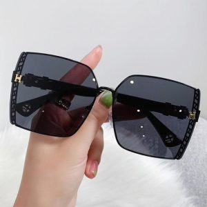 One pc fashion new 4 colors big square frame uv protection sunglasses Wholesale